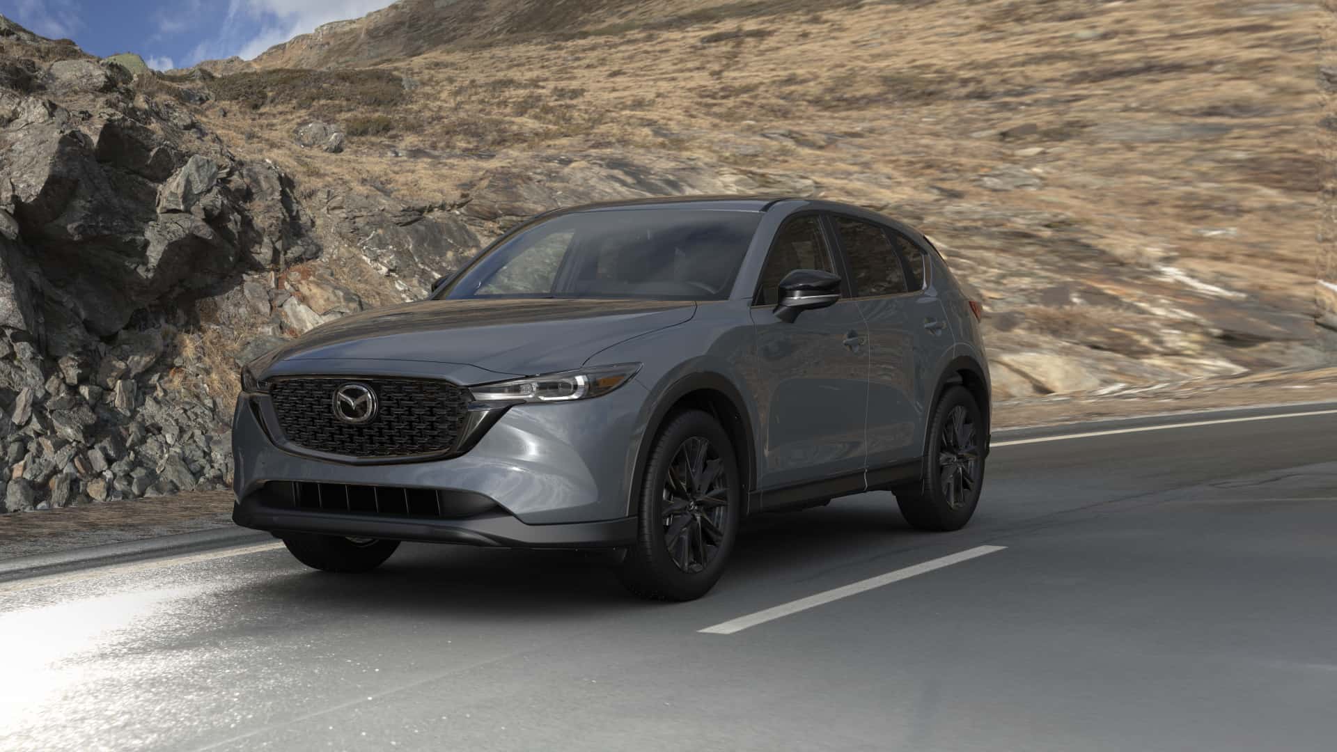 2023 Mazda CX-5 2.5 S Carbon Edition Polymetal Gray Metallic | DELLA Mazda in Queensbury NY