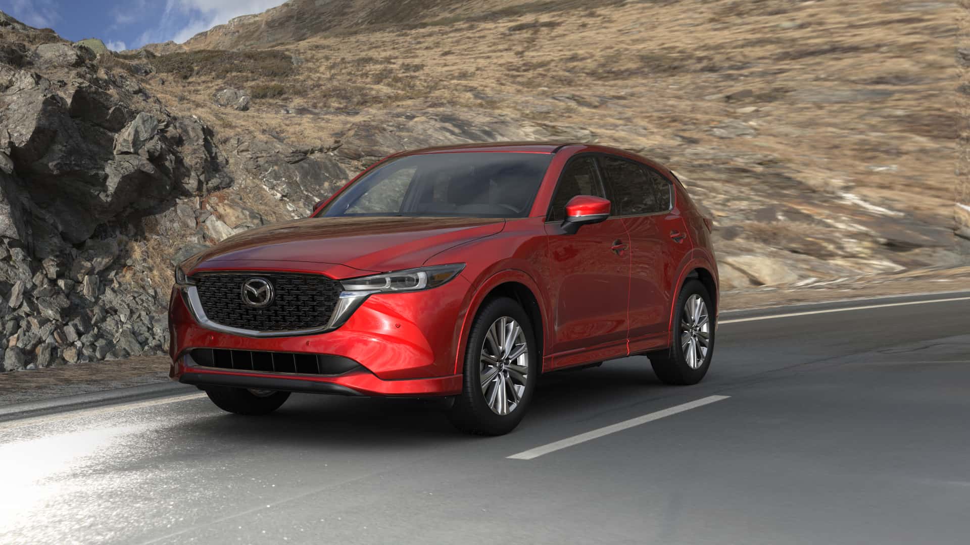 2023 Mazda CX-5 2.5 Turbo Signature Soul Red Crystal Metallic | DELLA Mazda in Queensbury NY