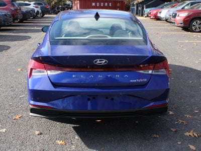 2022 Hyundai Elantra Hybrid Blue