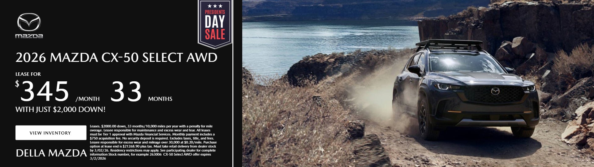 2026 Mazda CX-50 Select 