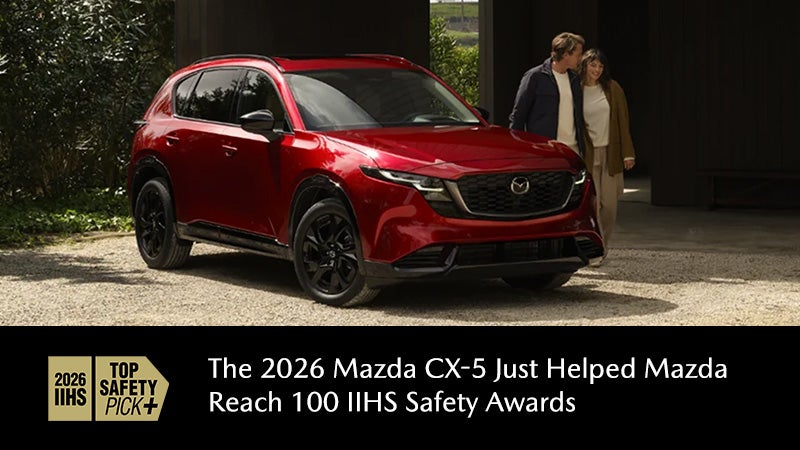 The 2026 Mazda CX-5 earns IIHS TOP SAFETY PICK+