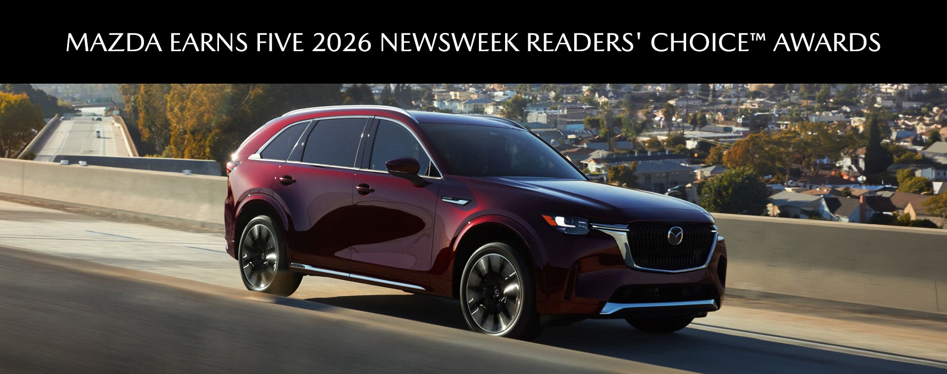 Mazda earns five 2026 Newsweek Readers' Choice Awards