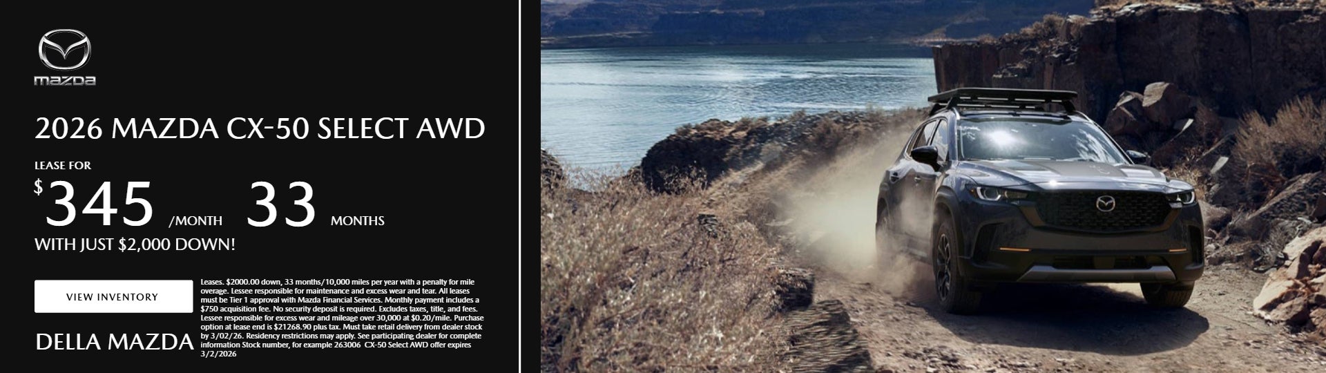 2026 Mazda CX-50 Select 