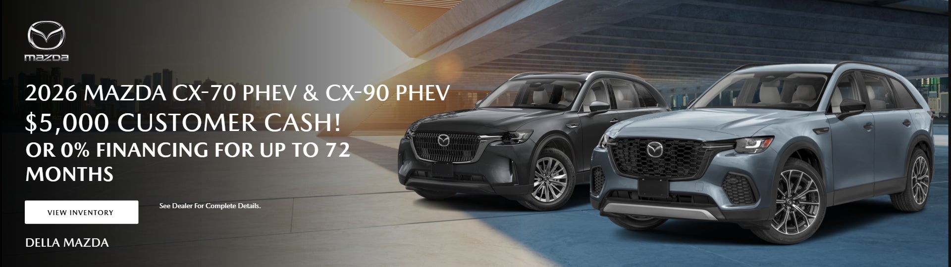 2026 Mazda CX-70 PHEV and CX-90 PHEV
